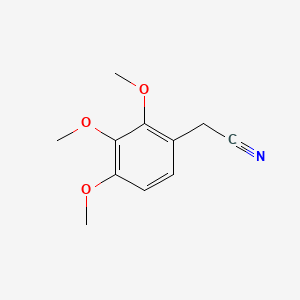 molecular formula C11H13NO3 B1329882 2,3,4-Trimethoxyphenylacetonitrile CAS No. 68913-85-9