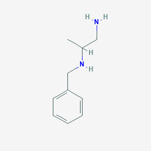 molecular formula C10H16N2 B13298834 (1-Aminopropan-2-yl)(benzyl)amine CAS No. 3535-17-9