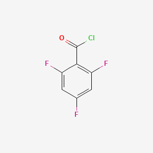 molecular formula C7H2ClF3O B1329886 2,4,6-Trifluorobenzoyl chloride CAS No. 79538-29-7