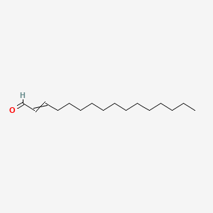molecular formula C16H30O B1329891 Hexadec-2-enal 