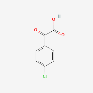 molecular formula C8H5ClO3 B1329893 2-(4-Chlorophenyl)-2-oxoacetic acid CAS No. 7099-88-9