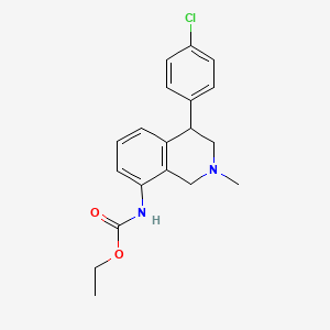 molecular formula C19H21ClN2O2 B1329895 Gastrofensin AN 5 free base 