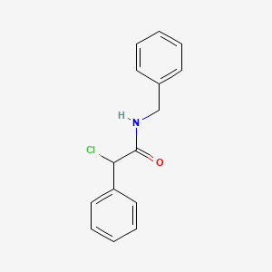 molecular formula C15H14ClNO B1329897 N-Benzyl-2-chloro-2-phenylacetamide CAS No. 27946-19-6