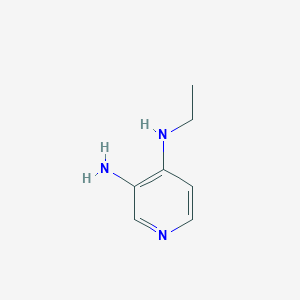 molecular formula C7H11N3 B132990 N4-乙基吡啶-3,4-二胺 CAS No. 146950-67-6