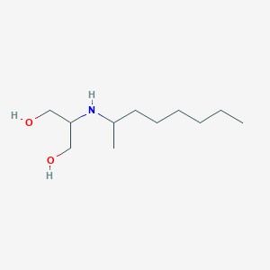 molecular formula C11H25NO2 B13299140 2-[(Octan-2-yl)amino]propane-1,3-diol 