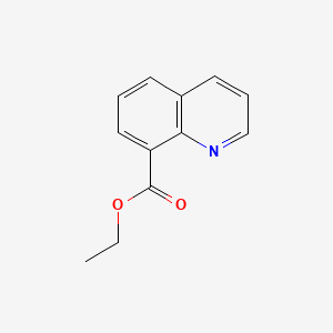 molecular formula C12H11NO2 B1329917 Ethyl 8-quinolinecarboxylate CAS No. 25635-22-7