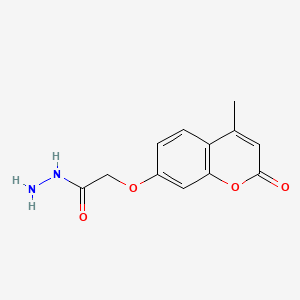 molecular formula C12H12N2O4 B1329918 2-((4-甲基-2-氧代-2H-香豆素-7-基)氧基)乙酰肼 CAS No. 69321-36-4