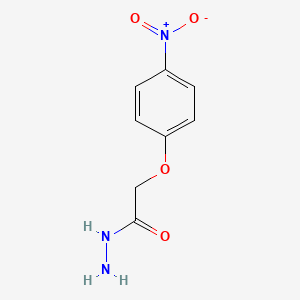 molecular formula C8H9N3O4 B1329922 4-Nitrophenoxyacetic acid hydrazide CAS No. 75129-74-7