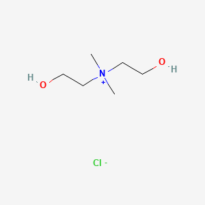 molecular formula C6H16ClNO2 B1329938 bis(2-hydroxyethyl)-dimethylazanium chloride CAS No. 38402-02-7