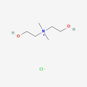 molecular formula C6H16ClNO2 B1329938 双(2-羟乙基)二甲基铵氯化物 CAS No. 38402-02-7