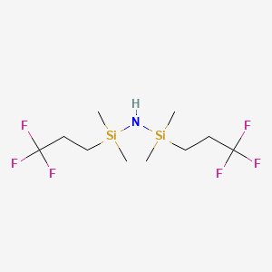 molecular formula C10H21F6NSi2 B1329955 1,3-BIS(3,3,3-TRIFLUOROPROPYL)TETRAMETHYLDISILAZANE CAS No. 39482-87-6