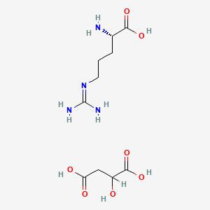 molecular formula C10H20N4O7 B1329959 L-Arginine malate CAS No. 16856-16-9