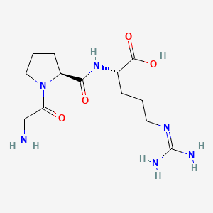 molecular formula C13H24N6O4 B1329960 甘氨酰脯氨酰精氨酸 CAS No. 47295-77-2
