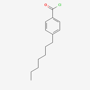 molecular formula C14H19ClO B1329962 4-Heptylbenzoyl chloride CAS No. 50606-96-7