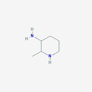 molecular formula C6H14N2 B13299622 2-Methylpiperidin-3-amine 