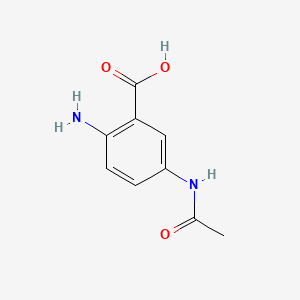 molecular formula C9H10N2O3 B1329964 5-Acetamido-2-aminobenzoic acid CAS No. 50670-83-2
