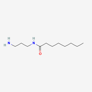 molecular formula C11H24N2O B1329965 N-(3-氨基丙基)辛酰胺 CAS No. 73772-41-5