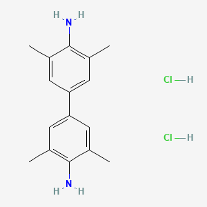 molecular formula C16H22Cl2N2 B1329968 3,3',5,5'-Tetramethylbenzidine dihydrochloride CAS No. 64285-73-0