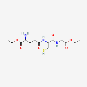molecular formula C14H25N3O6S B1329971 Glutathione diethyl ester CAS No. 97451-40-6