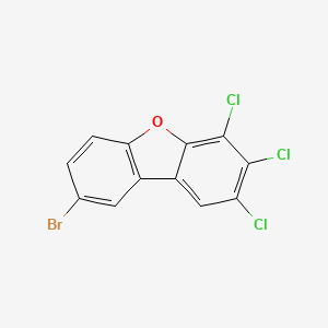molecular formula C12H4BrCl3O B1329972 8-Bromo-2,3,4-trichlorodibenzofuran CAS No. 103124-72-7