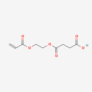 molecular formula C9H12O6 B1329973 4-(2-(Acryloyloxy)ethoxy)-4-oxobutanoic acid CAS No. 50940-49-3