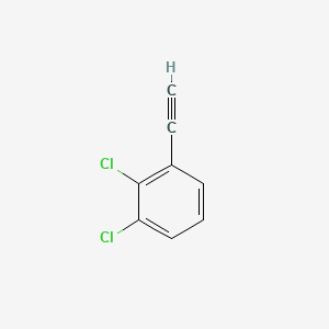 molecular formula C8H4Cl2 B1329977 1,2-Dichloro-3-ethynylbenzene CAS No. 95385-82-3