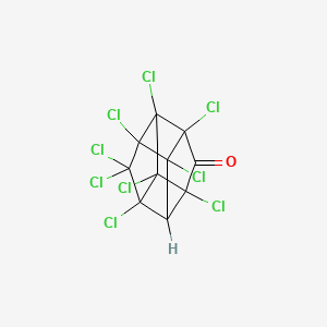 molecular formula C10HCl9O B1329980 Hydrochlordecone CAS No. 53308-47-7