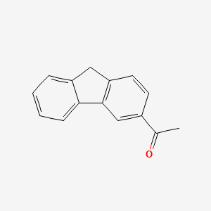 molecular formula C15H12O B1329982 1-(9H-Fluoren-3-yl)-ethanone CAS No. 55718-48-4