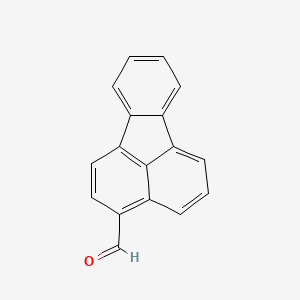 molecular formula C17H10O B1329985 3-Fluoranthenecarboxaldehyde CAS No. 28440-63-3