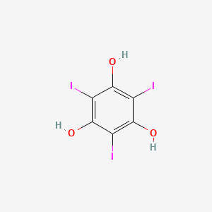molecular formula C6H3I3O3 B1329986 2,4,6-Triiodobenzene-1,3,5-triol CAS No. 57730-42-4