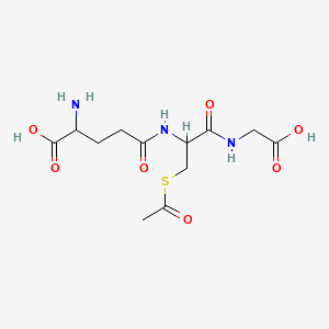 molecular formula C12H19N3O7S B1329993 S-Acetylglutathione CAS No. 3054-47-5