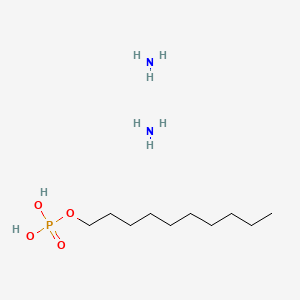 molecular formula C10H29N2O4P B1329996 Diammonium decyl phosphate CAS No. 65138-74-1