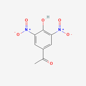 molecular formula C8H6N2O6 B1330000 Ethanone, 1-(4-hydroxy-3,5-dinitrophenyl)- CAS No. 52129-61-0