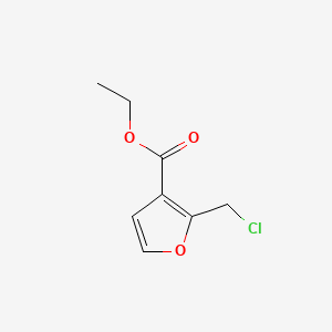 molecular formula C8H9ClO3 B1330005 ethyl 2-(chloromethyl)furan-3-carboxylate CAS No. 53020-09-0