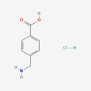 molecular formula C8H10ClNO2 B1330007 4-(Aminomethyl)benzoic acid hydrochloride CAS No. 67688-72-6