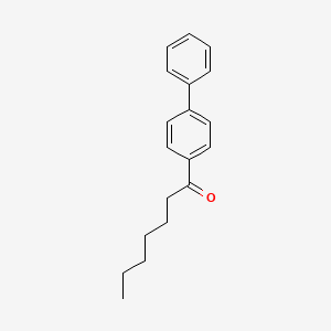 molecular formula C19H22O B1330013 1-Heptanone, 1-[1,1'-biphenyl]-4-yl- CAS No. 59662-27-0
