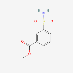 molecular formula C8H9NO4S B1330014 Methyl 3-sulfamoylbenzoate CAS No. 59777-67-2