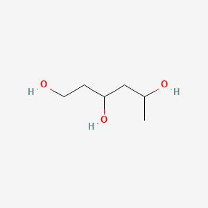 molecular formula C6H14O3 B1330024 己烷-1,3,5-三醇 CAS No. 7327-66-4