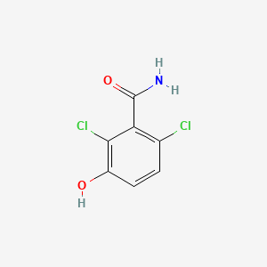 molecular formula C7H5Cl2NO2 B1330036 2,6-Dichloro-3-hydroxybenzamide CAS No. 22818-74-2