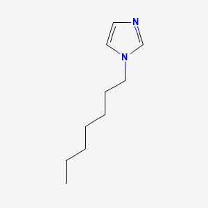 molecular formula C10H18N2 B1330037 1-Heptyl-1H-imidazole CAS No. 53657-09-3