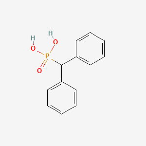 molecular formula C13H13O3P B1330045 Benzhydrylphosphonic Acid CAS No. 92025-81-5