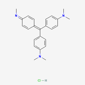 molecular formula C24H28ClN3 B1330046 Gentian Violet B CAS No. 603-47-4