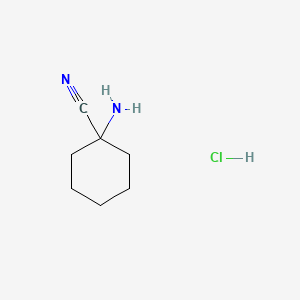 molecular formula C7H13ClN2 B1330049 1-Aminocyclohexanecarbonitrile hydrochloride CAS No. 50846-38-3