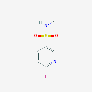 molecular formula C6H7FN2O2S B13300515 6-Fluoro-N-methylpyridine-3-sulfonamide 