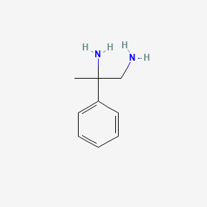 molecular formula C9H14N2 B1330052 2-Phenyl-1,2-propanediamine CAS No. 5257-35-2