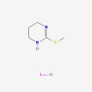 molecular formula C5H11IN2S B1330054 2-(Methylthio)-1,4,5,6-tetrahydropyrimidine hydroiodide CAS No. 5445-73-8