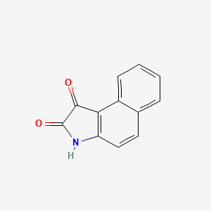 molecular formula C12H7NO2 B1330055 1H-Benz(e)indole-1,2(3H)-dione CAS No. 5588-87-4
