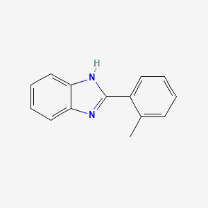 molecular formula C14H12N2 B1330058 2-(O-tolyl)-1H-benzo[d]imidazole CAS No. 2963-64-6
