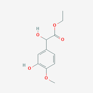 molecular formula C11H14O5 B133006 Ethyl 3-hydroxy-4-methoxy-mandelate CAS No. 91971-78-7