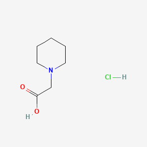 molecular formula C7H14ClNO2 B1330060 2-(Piperidin-1-yl)acetic acid hydrochloride CAS No. 3235-68-5